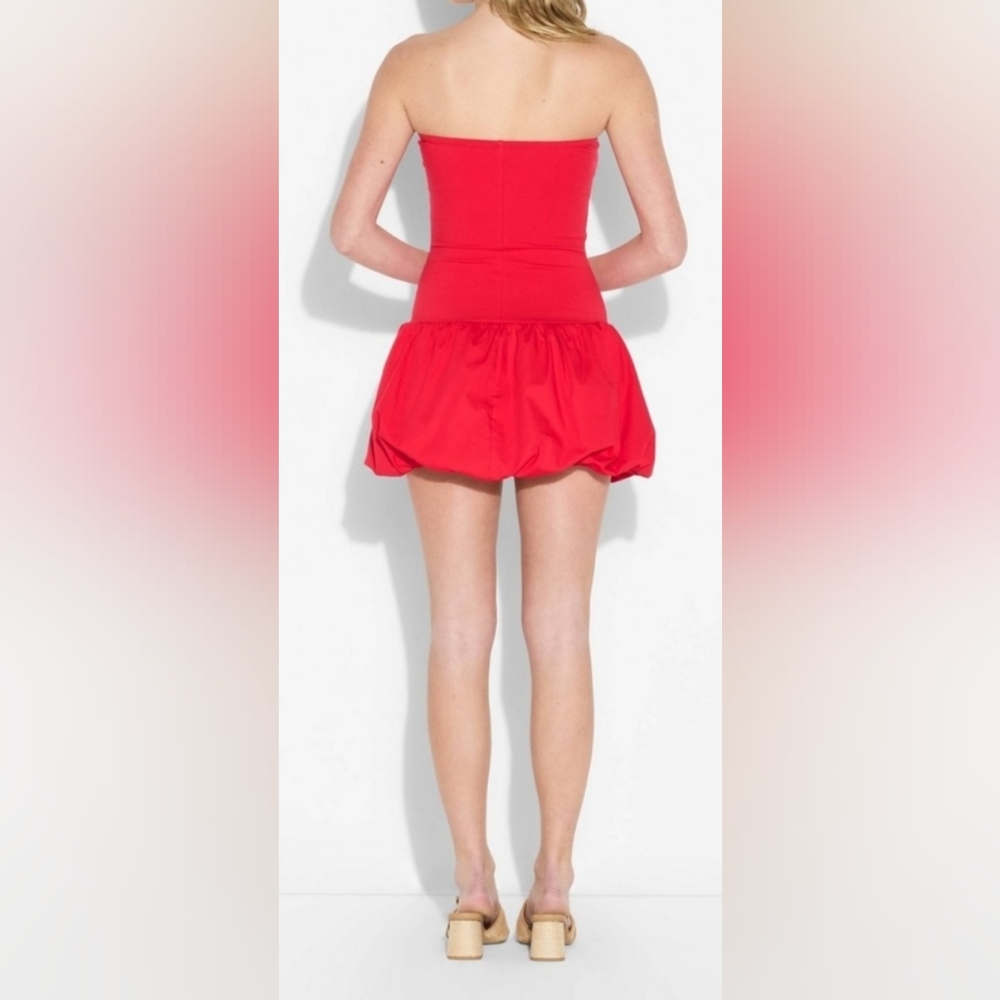 CRUISE Look As Coverup RED!!! -- Wild Fable Strapless Red Mini Dress C35